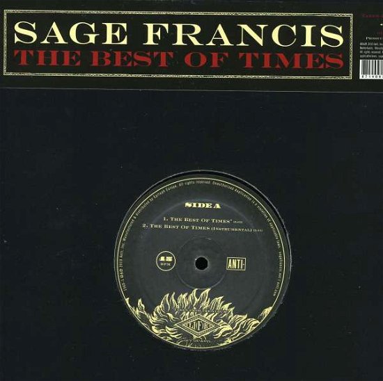 Cover for Sage Francis · Sage Francis - The Best Of Times (LP)