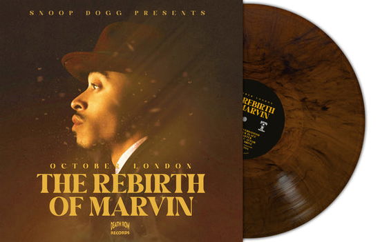 Cover for October London · The Rebirth Of Marvin (LP) [Brown Marbled Vinyl edition] (2025)