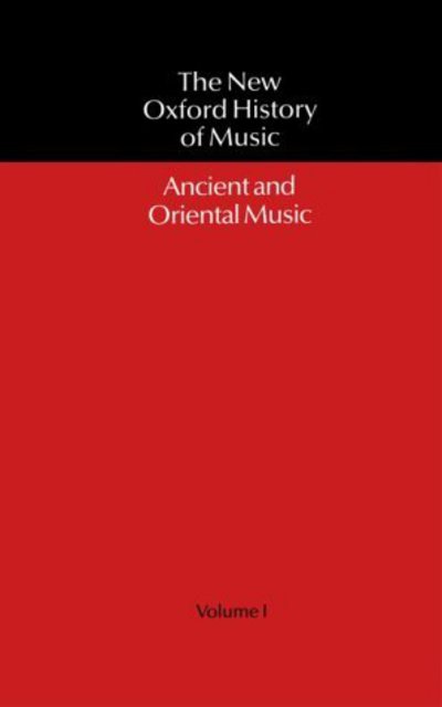 Cover for Egon Wellesz · Ancient and Oriental Music: Ancient and Oriental Music v.1 (Hardcover Book) (1957)