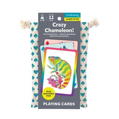 Crazy Chameleon! Playing Cards to Go - Jean Claude - Board game - Galison - 9780735361010 - June 1, 2019