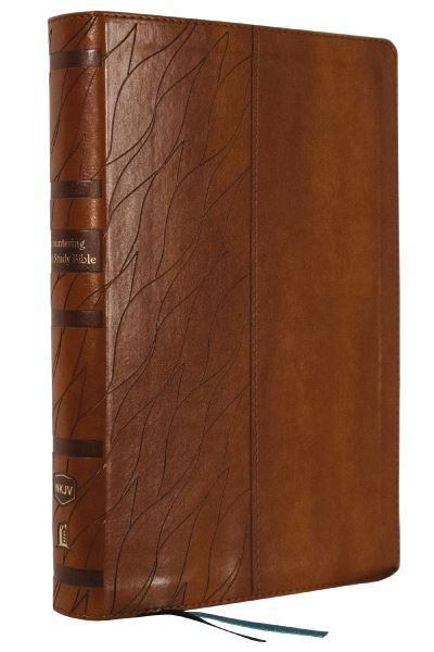 Cover for Henry Blackaby · Nkjv, Encountering God Study Bible, Leathersoft, Brown, Red Letter, Thumb Indexed, Comfort Print (Buch) (2023)