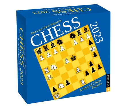 Chess 2023 Day-to-Day Calendar: A Year of Chess Puzzles - American Chess Magazine - Gadżety - Universe Publishing - 9780789342010 - 26 lipca 2022