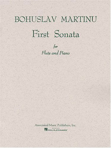 Cover for Bohuslav Martinu · First Sonata For: Flute &amp; Piano (Paperback Book) (1986)