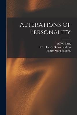 Cover for Alfred Binet · Alterations of Personality (Paperback Book) (2022)