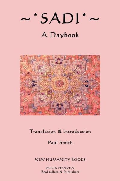 Cover for Sadi · Sadi: a Daybook (Paperback Book) (2013)