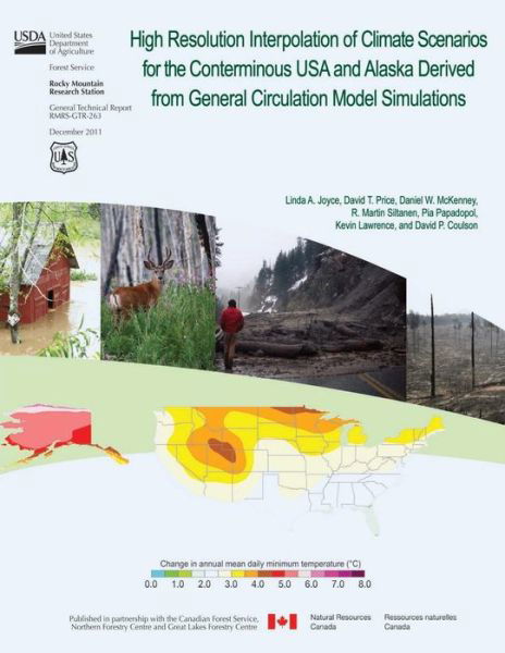 Cover for United States Department of Agriculture · High Resolution Interpolation of Climate Scenerios for the Conterminous USA and Alaska Derived from General Circulation Model Simulations (Paperback Book) (2015)