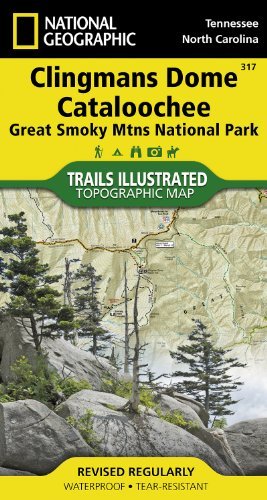 Clingman's Dome / Cataloochee, Great Smoky Mountains National Park: Trails Illustrated National Parks - National Geographic Maps - Livres - National Geographic Maps - 9781566955010 - 9 janvier 2021