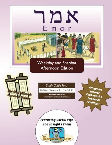 Bar / Bat Mitzvah Survival Guides: Emor (Weekdays & Shabbat Pm) - Elliott Michaelson Majs - Books - Adventure Judaism Classroom Solutions, I - 9781928027010 - December 11, 2013