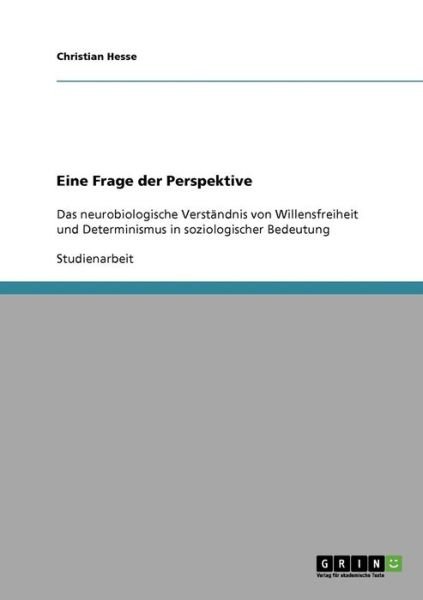 Cover for Hesse · Eine Frage der Perspektive (Book) [German edition] (2013)