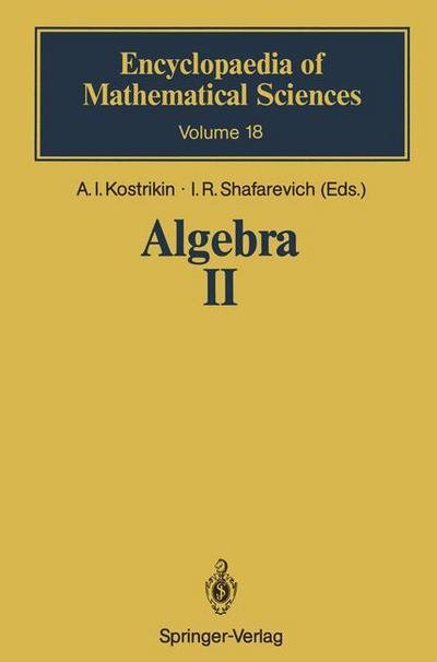 Cover for A I Kostrikin · Algebra II: Noncommutative Rings Identities - Encyclopaedia of Mathematical Sciences (Pocketbok) [Softcover reprint of the original 1st ed. 1991 edition] (2011)
