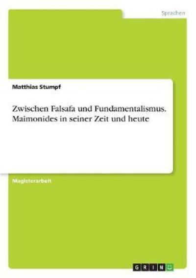 Cover for Stumpf · Zwischen Falsafa und Fundamental (Book)