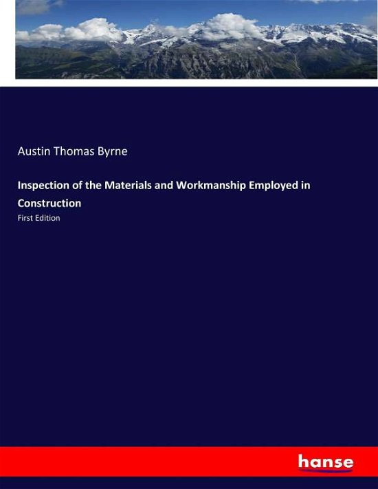 Cover for Byrne · Inspection of the Materials and W (Book) (2017)