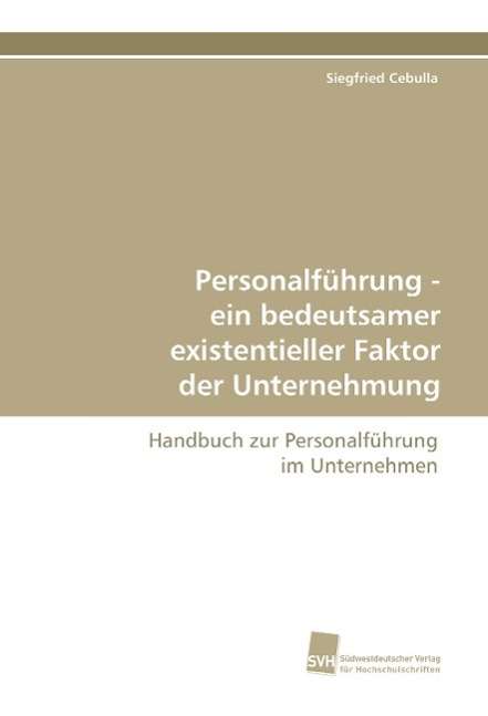 Cover for Cebulla · Personalführung - ein bedeutsam (Book)