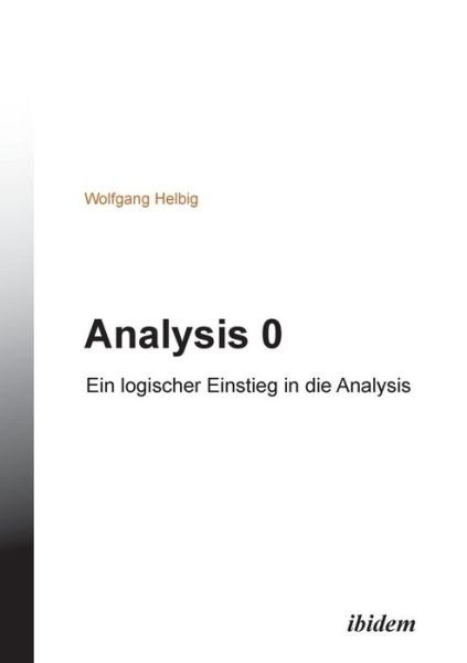 Cover for Helbig · Analysis 0 (Bog) (2011)
