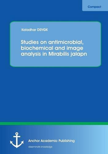 Cover for Kaladhar Dsvgk · Studies on Antimicrobial, Biochemical and Image Analysis in Mirabilis Jalapa (Pocketbok) (2014)