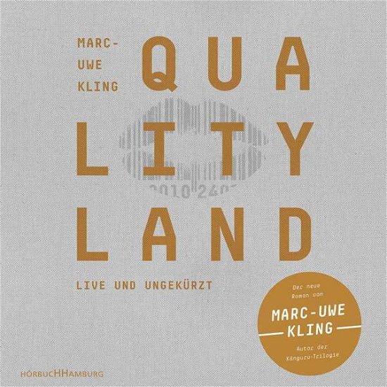 Cover for Marc-uwe Kling · Marc-uwe Kling: Qualityland (Book) [Graue edition] (2017)