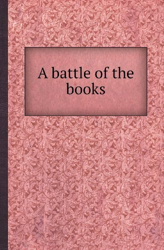 Cover for Gail Hamilton · A Battle of the Books (Paperback Book) (2013)