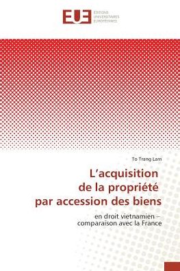 L acquisition de la propriété par a - Lam - Books -  - 9786131547010 - 