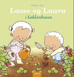 Cover for Pauline Oud · Lasse og Laura i køkkenhaven (Hardcover bog) [1. udgave] (2022)