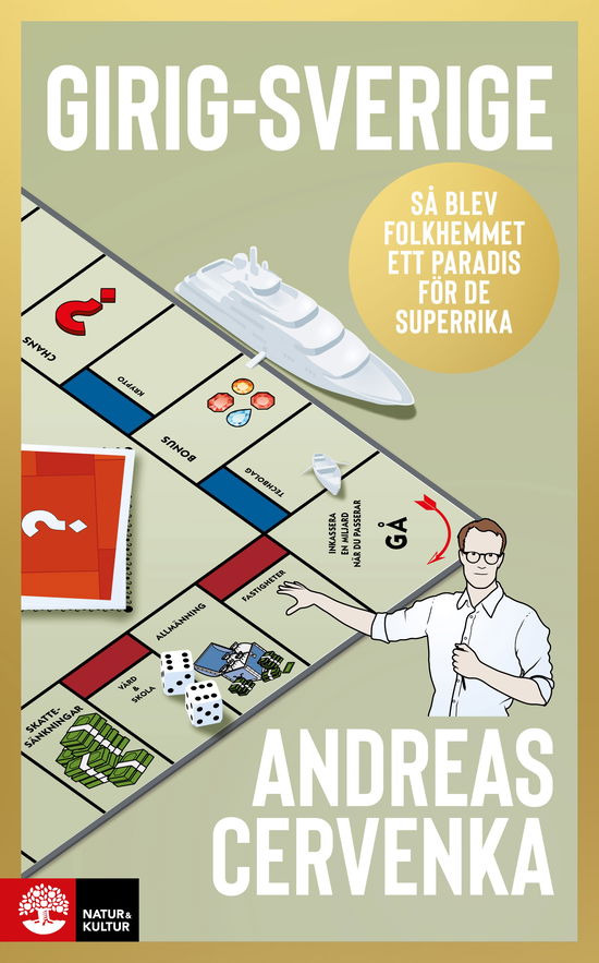 Cover for Andreas Cervenka · Girig-Sverige : Så blev folkhemmet ett paradis för de superrika (Paperback Book) (2024)