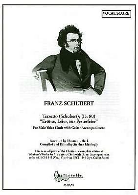 Cover for Franz Schubert · Franz Schubert: Terzetto (Schubert), (D. 80) &quot;Ertone, Leier, Zur Festesfeier&quot; (Partitur) (2011)