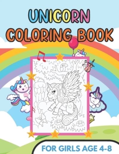 Cover for Chroma Simple Book · Unicorn Coloring book (Pocketbok) (2020)