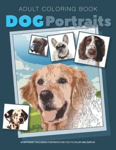 Cover for Memento Design · ADULT COLORING BOOK - DOG Portraits (Paperback Book) (2020)