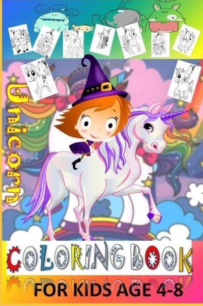 Unicorn Coloring Book - Unicorn Coloring Book - Książki - Independently Published - 9798652346010 - 8 czerwca 2020