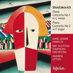 Cover for Marc-Andre Hamelin &amp; Bbc Scottish Symphony Orchestra &amp; Andrew Litton · Shostakovich: Piano Concerto No 1 In C Minor / Piano Concerto No 2 In F Major (LP) (2024)