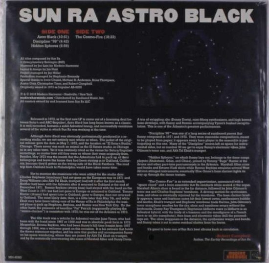 Astro Black - Sun Ra - Music - MODERN HARMONIC - 0090771808011 - June 12, 2019