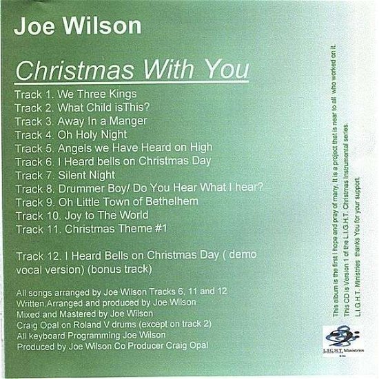 Cover for Joe Wilson · Christmas with You (CD) (2008)