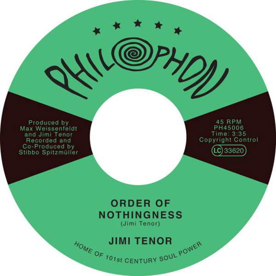 Order of Nothingness / Tropical Eel - Jimi Tenor - Musik -  - 0659123060011 - 8. April 2016