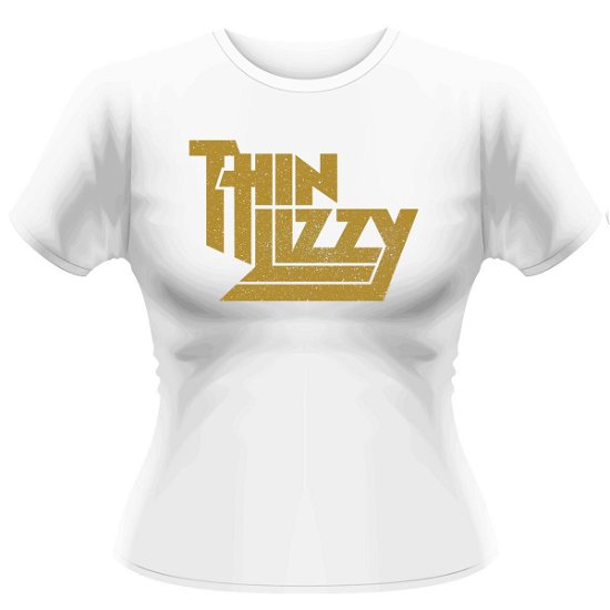 Cover for Thin Lizzy · Gold Sparkle Logo (T-shirt) [size S] (2011)