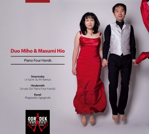 Piano Four Hands (Rite of Spring / Sonata / Rhapsodie Espagnole) Odradek Records Klassisk - Duo Miho & Masumi Hio - Muziek - DAN - 0855317003011 - 15 mei 2011