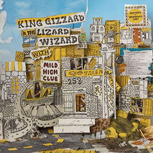 Cover for King Gizzard &amp; the Lizard Wiza · Sketches of Brunswick East (Fe (LP) (2017)