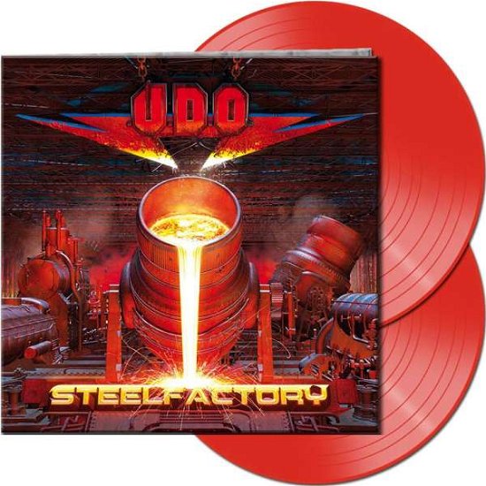 Cover for U.d.o. · Steelfactory (Clear Red) (LP) (2018)