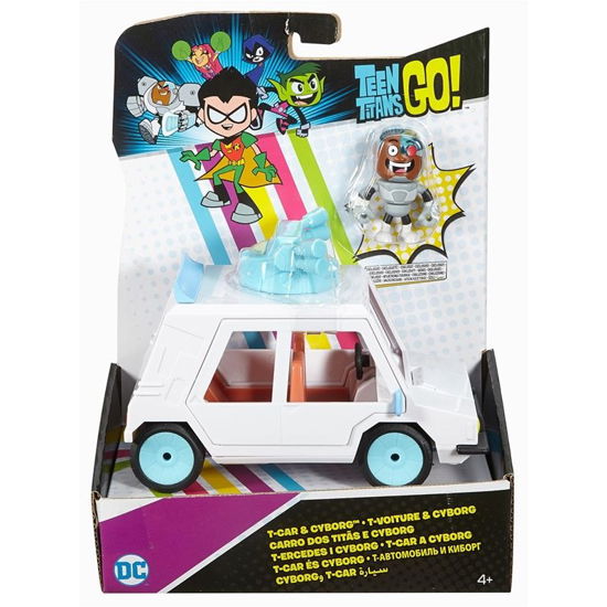 Cover for Teen Titans Go! · Teen Titans Go!! DXR06 T-Car And Cyborg Vehicle &amp; Figure (Legetøj)