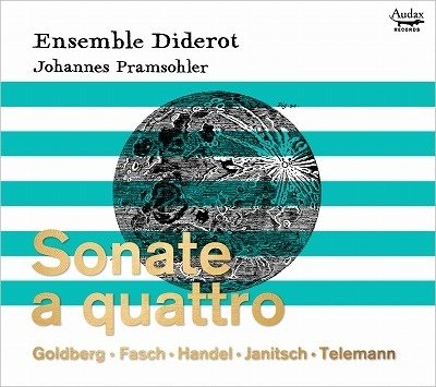 Cover for Ensemble Diderot | Johannes Pramsohler · Sonate a Quattro (CD) (2023)