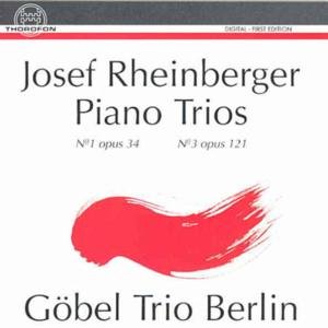 Cover for Rheinberger / Gobel Trio Berlin · Piano Trios (CD) (1991)