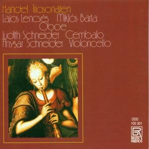 6 Sonatas for 2 Oboes & Basso Continuo - Handel / Lencses / Barta / Schneider - Musik - BAY - 4011563103011 - 15. maj 2000