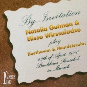 Cover for Beethoven &amp; Mendelssohn · By Invitation (CD) (2019)