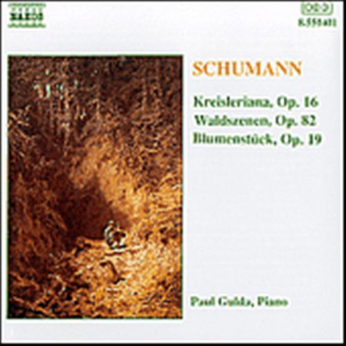 SCHUMANN: Kreisleriana etc. - Paul Gulda - Musik - Naxos - 4891030504011 - 7. august 1992