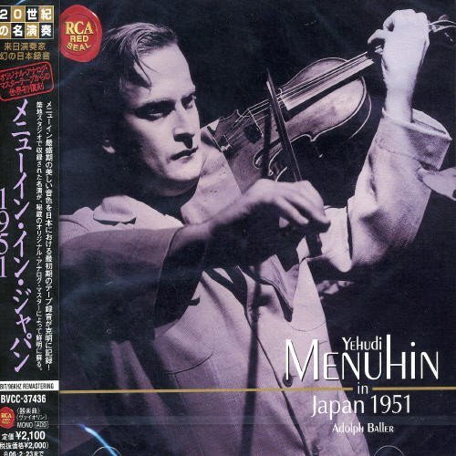 Menuhin in Japan 1951 - Yehudi Menuhin - Musik - BMG - 4988017634011 - 30 augusti 2005