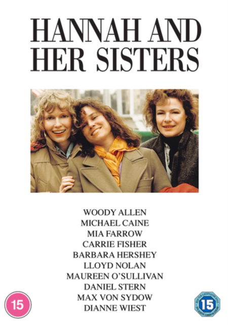 Cover for Hannnah and Her Sisters DVD · Hannnah And Her Sisters (DVD) (2023)