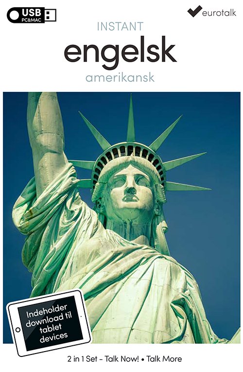 Cover for EuroTalk · Instant: Amerikansk engelsk begynder- og parlørkursus USB &amp; download (CD-ROM) (2016)