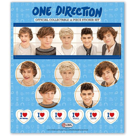 Cover for One Direction · 1D Sticker Set (Anstecker) (2013)