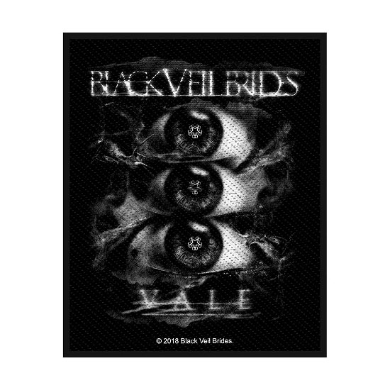 Black Veil Brides Standard Woven Patch: Vale (Retail Pack) - Black Veil Brides - Produtos - PHD - 5055339787011 - 19 de agosto de 2019