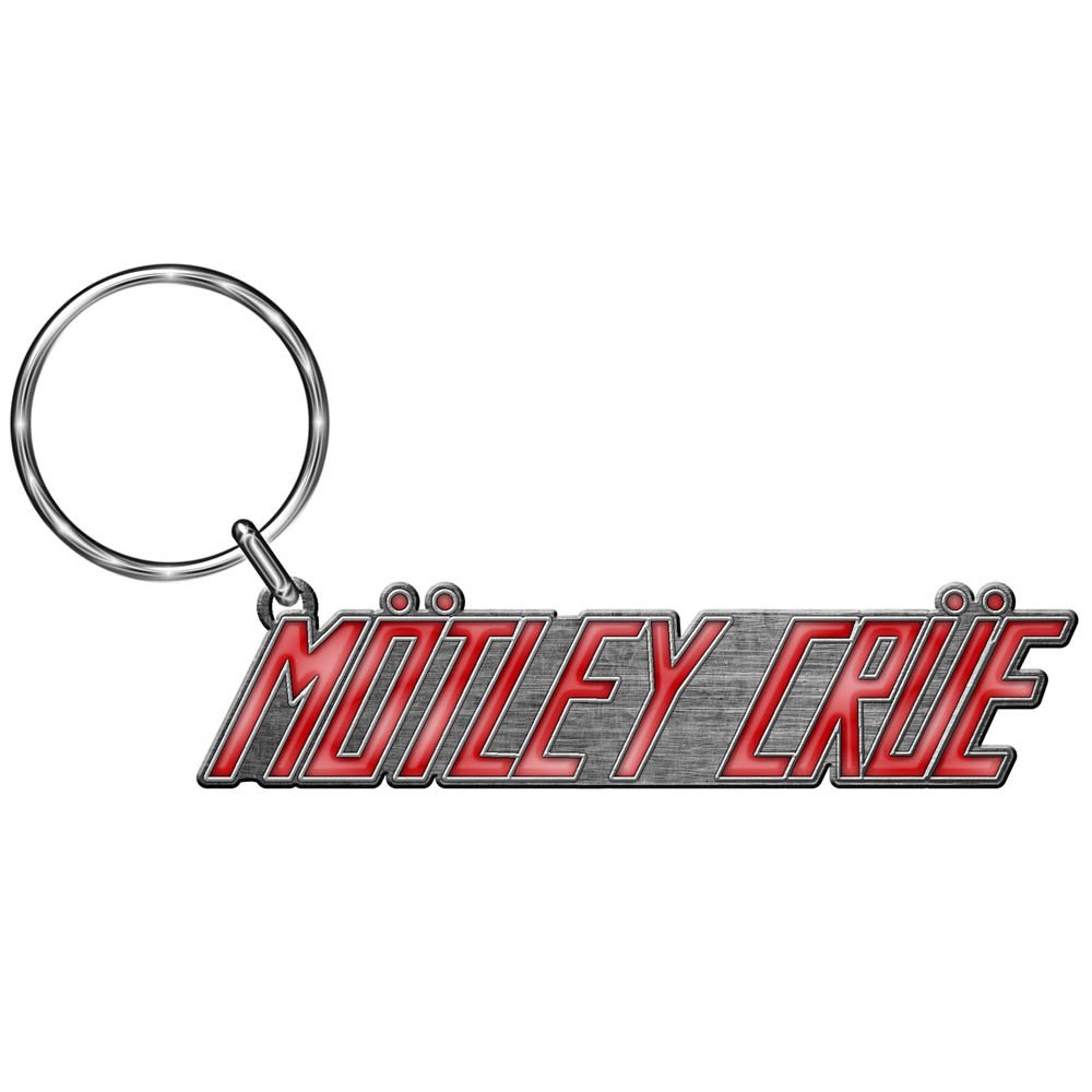 MOTLEY CRUE Keychain Keyring Portachiavi Devil Logo OFFICIAL MERCHANDISE 