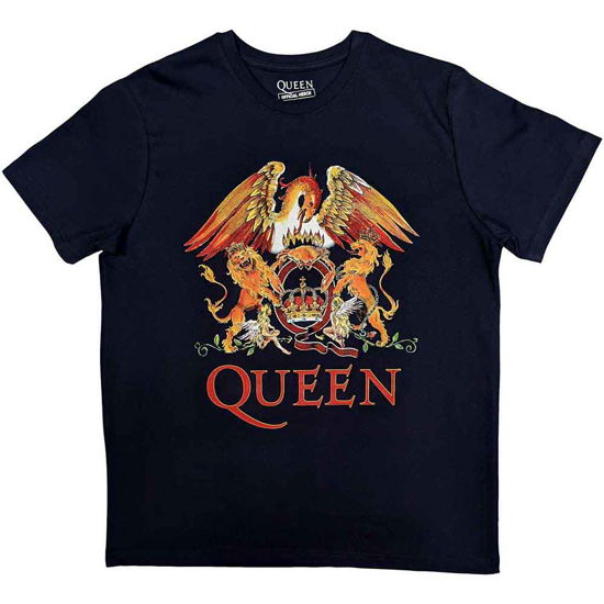 Queen Unisex T-Shirt: Classic Crest - Queen - Fanituote -  - 5056170648011 - 