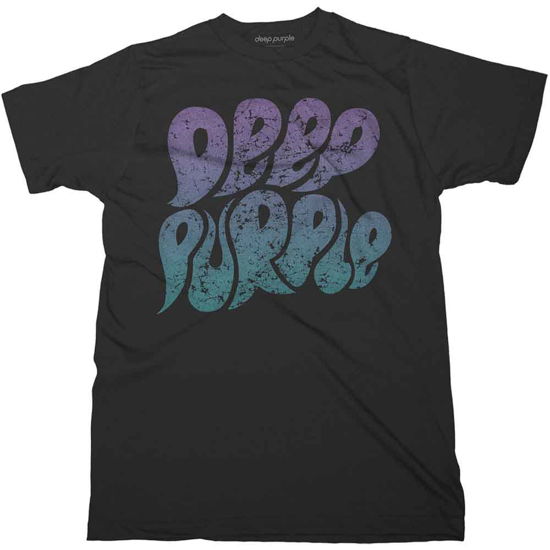 Cover for Deep Purple · Deep Purple Unisex T-Shirt: Bubble Logo (Black) (T-shirt) [size XXL] (2023)